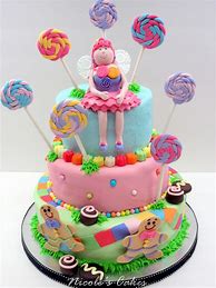 Image result for Candyland Cake Design