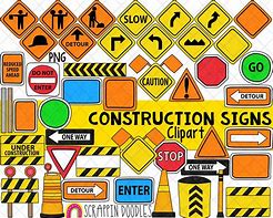 Image result for Construction Symbols On Signs