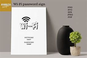Image result for Wi-Fi Password Sign Template
