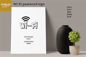 Image result for SVG Wifi Password Card Template