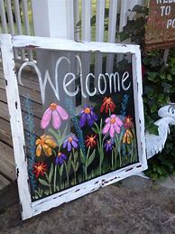 Image result for Painted Window Screen Art