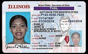 Image result for Illinois Driver License Real ID