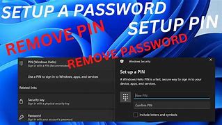 Image result for Remove Pin/Password Windows 1.0