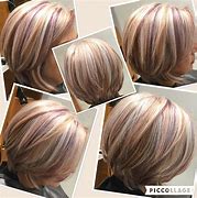 Image result for Gray Hair with Purple Highlights