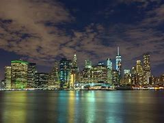Image result for Lower Manhattan at Night