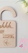 Image result for I'm Sleeping Shhh Sign