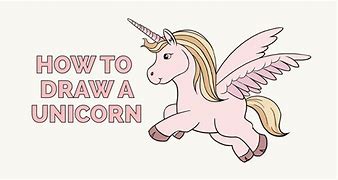 Image result for How to Draw Cartoon Unicorn