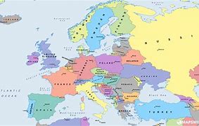 Image result for Europe with Capitals