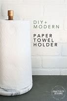 Image result for DIY Wall Paper Towel Holder
