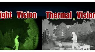 Image result for Infrared vs Thermal Imaging Camera