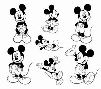 Image result for Mickey Mouse Laying Down SVG