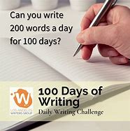 Image result for 100 Day Writing Challenge