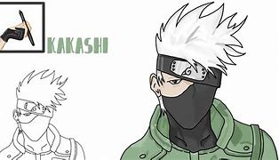 Image result for How to Draw Kakashi Hatake Easy