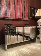 Image result for Mirrored Credenza