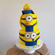 Image result for Simple Minion Cake Design