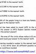 Image result for Nearest 10th of a Centimeter in Decimal
