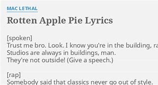 Image result for Rotten Apple Pie