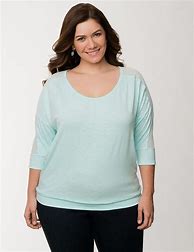 Image result for Banded Bottom Tops for Women Plus Size