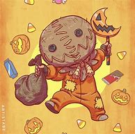 Image result for Sam Drawings Trick or Treat