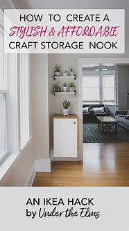 Image result for Hallway Craft Storage IKEA