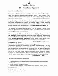 Image result for Wedding Venue Contract Template