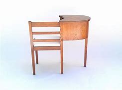 Image result for Curved Wood Telephone Table