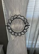 Image result for Silver Curtain Tie Backs