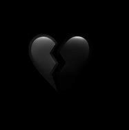 Image result for Broken Heart Black Screen