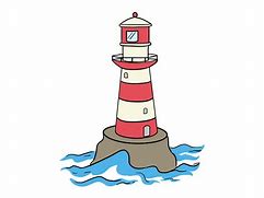Image result for Cartoon Lighthouse Clip Art