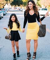 Image result for Mother Daughter Matching Outfits