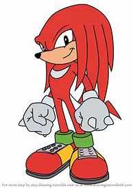 Image result for Knuckles the Echidna Drawing