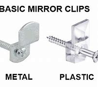 Image result for Glass Mirror Clips
