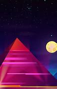 Image result for Wallpaper Red Abstract Art Pyramid 4K