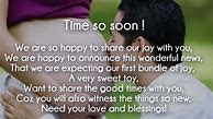 Image result for Cute Pregnancy Announcement Quotes