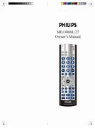 Image result for Philips Universal Remote Sru3006 Codes