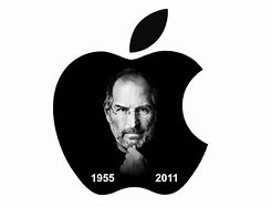 Image result for Steve Jobs Death Apple Logo