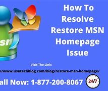 Image result for Set Homepage to MSN