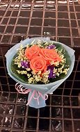 Image result for Orange Rose Bouquet