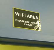 Image result for Wi-Fi Service Area. Sign