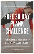 Image result for 30-Day Plank Challenge Printable