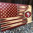 Image result for SF 49Er Burlap Garden Flag