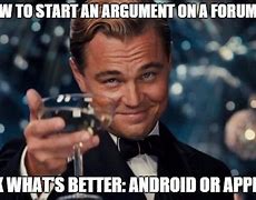 Image result for Android vs iPhone X Meme