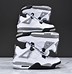 Image result for Air Jordan 4 Retro White Cement Grey