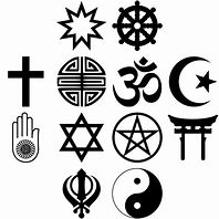 Image result for Religion Symbols Labeled