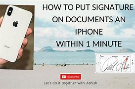 Image result for iPhone Signature