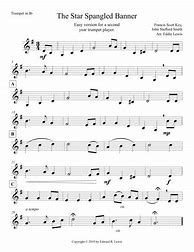 Image result for Star Spangled Banner Trumpet Fingerings