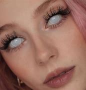 Image result for All White Contact Lenses