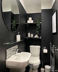 Image result for Black Bathroom Decor Ideas