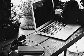 Image result for Black and White MacBook