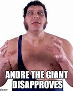 Image result for Andre Giant Meme